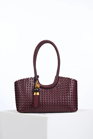 Purple Small Paige Tote Bag