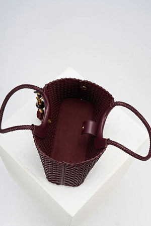 Purple Small Paige Tote Bag