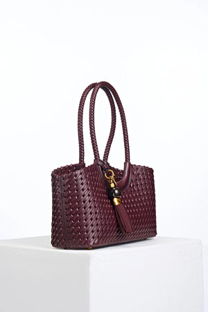 Purple Small Paige Tote Bag