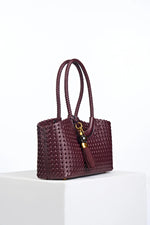 Load image into Gallery viewer, Purple Small Paige Tote Bag
