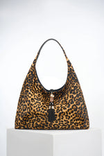Load image into Gallery viewer, Leopard Slouch Hobo
