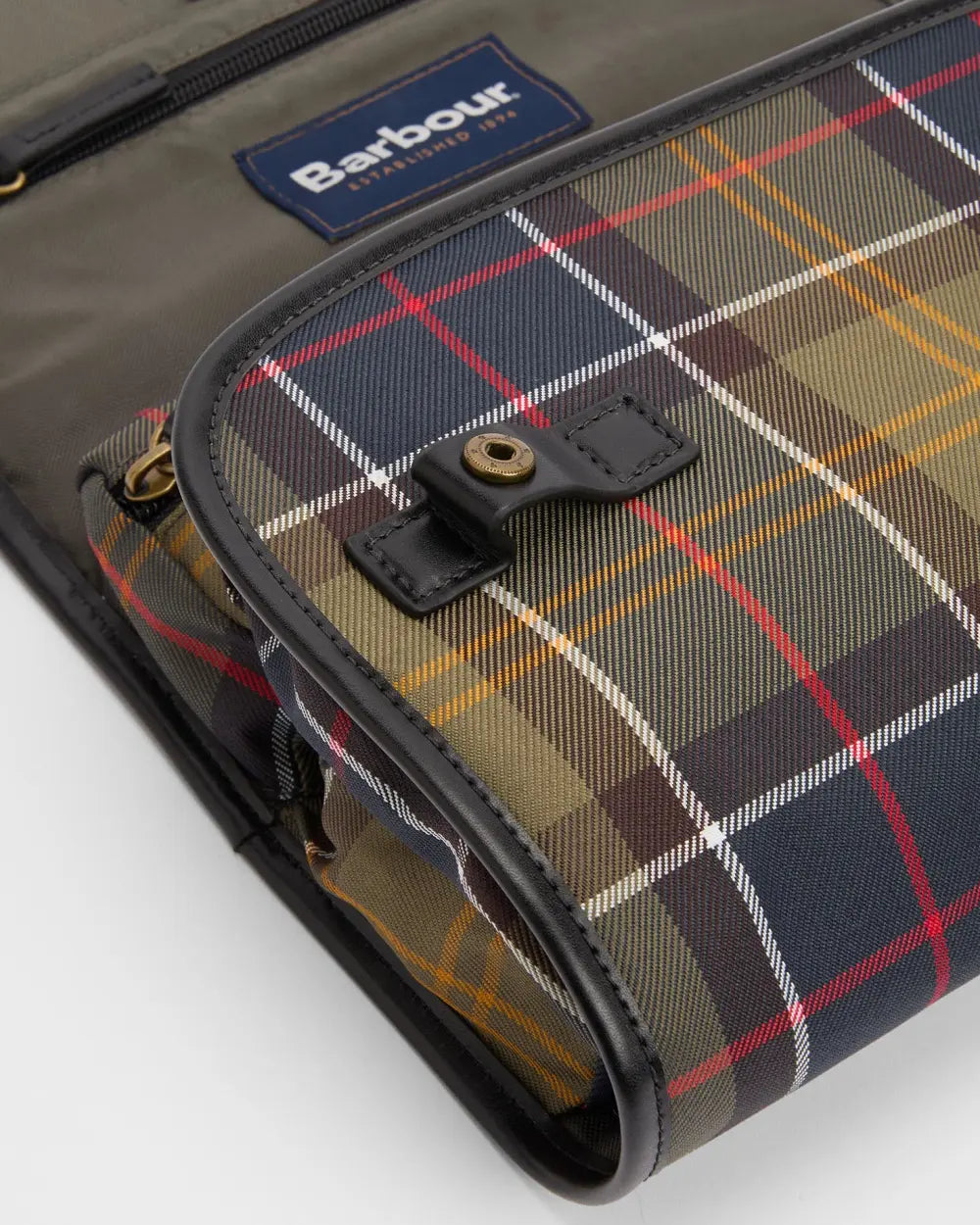 Tartan Hanging Wash Bag