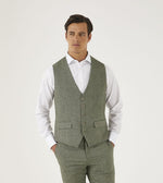 Load image into Gallery viewer, Skopes Sage Jude Herringbone Waistcoat
