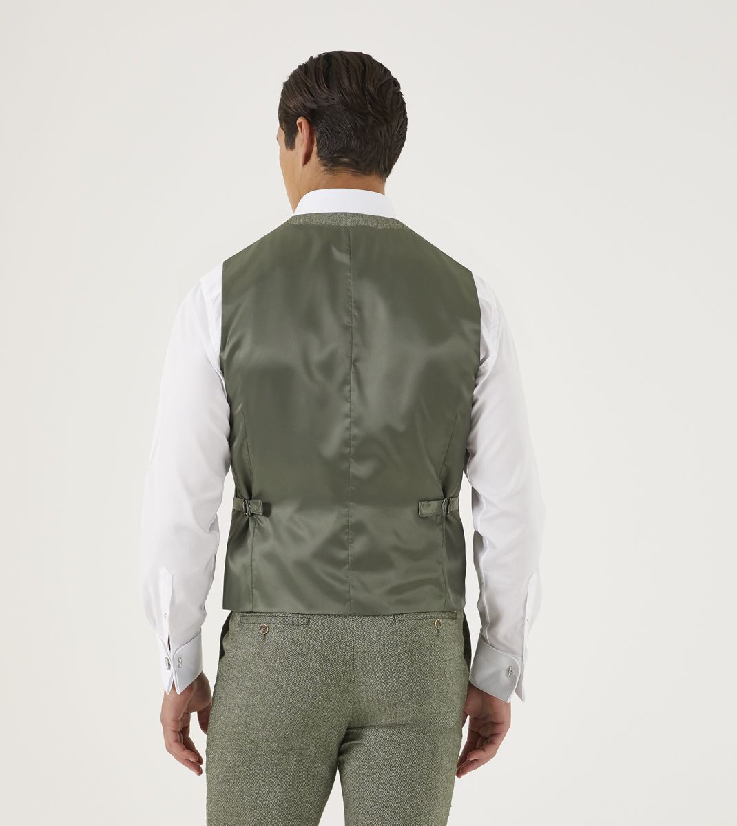 Skopes Sage Jude Herringbone Waistcoat