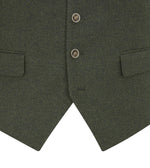 Load image into Gallery viewer, Skopes Olive Jude Herringbone Waistcoat
