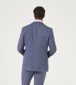 Load image into Gallery viewer, Blue Herringbone Tweed Jude Jacket
