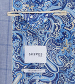 Load image into Gallery viewer, Skopes Sky Blue Check Dudley Jacket Regular Length
