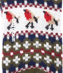 Olive Robin Fairsile Socks