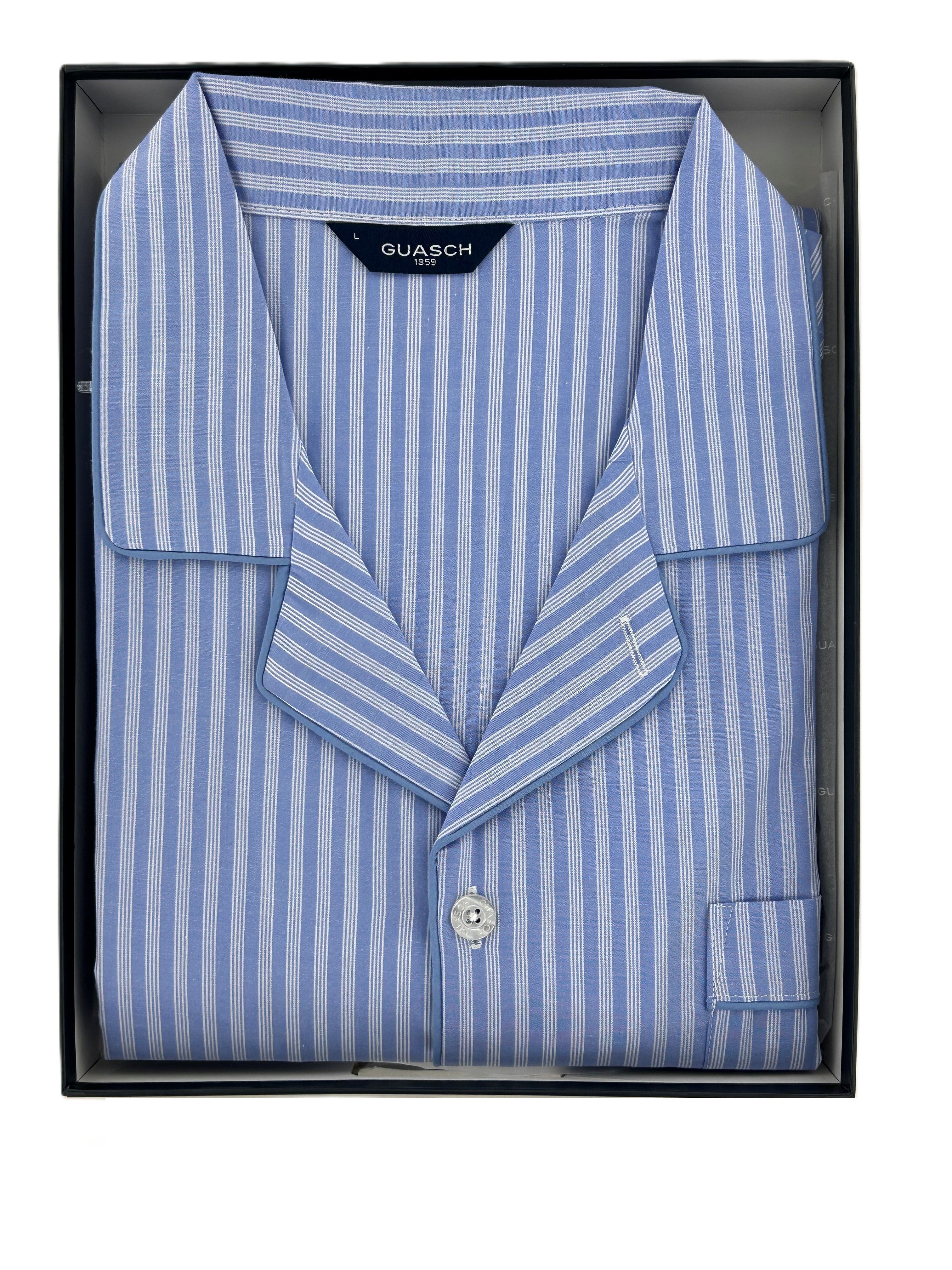 Blue Striped Pyjama Set