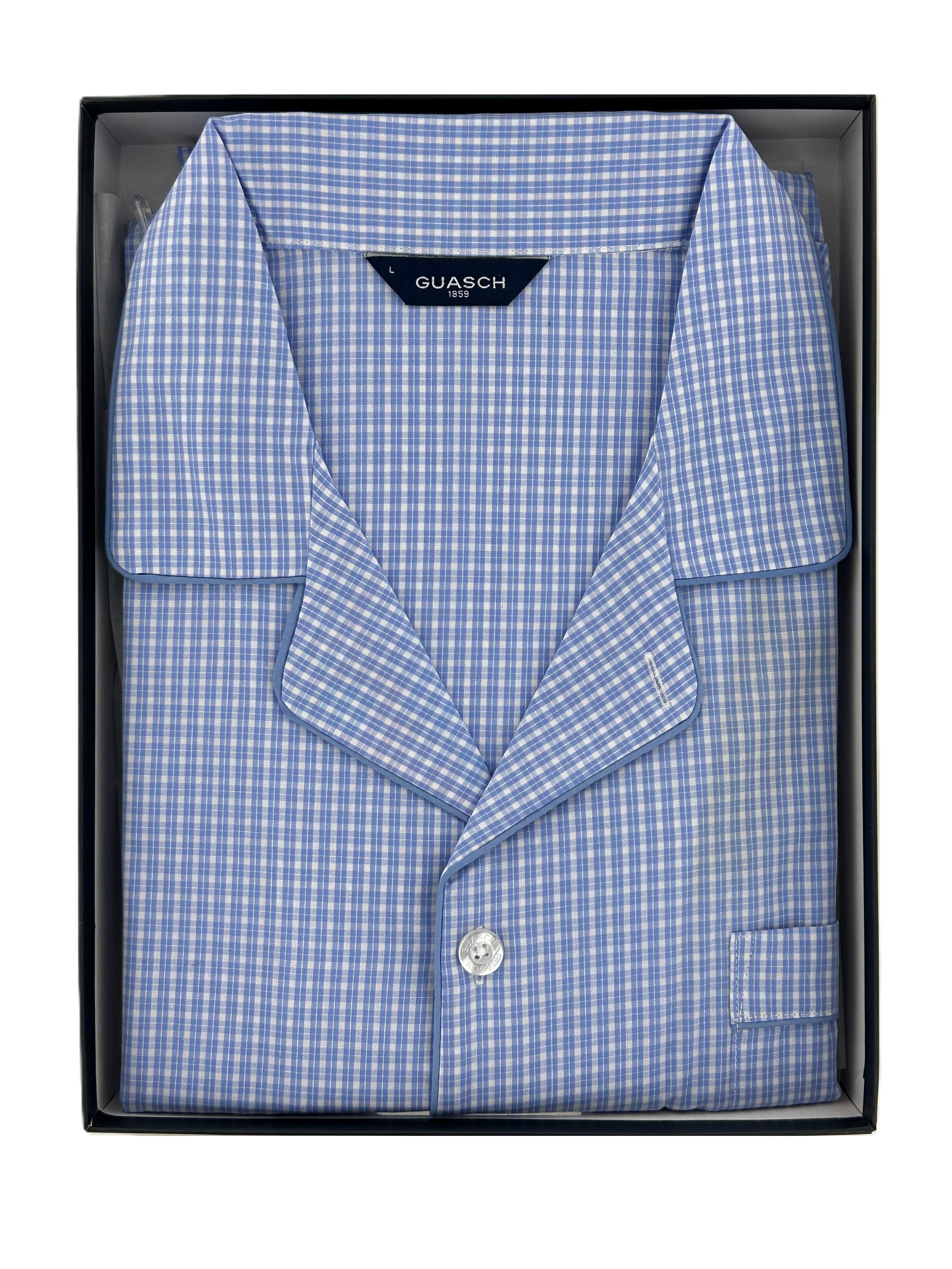 Sky Checked Pyjama Set