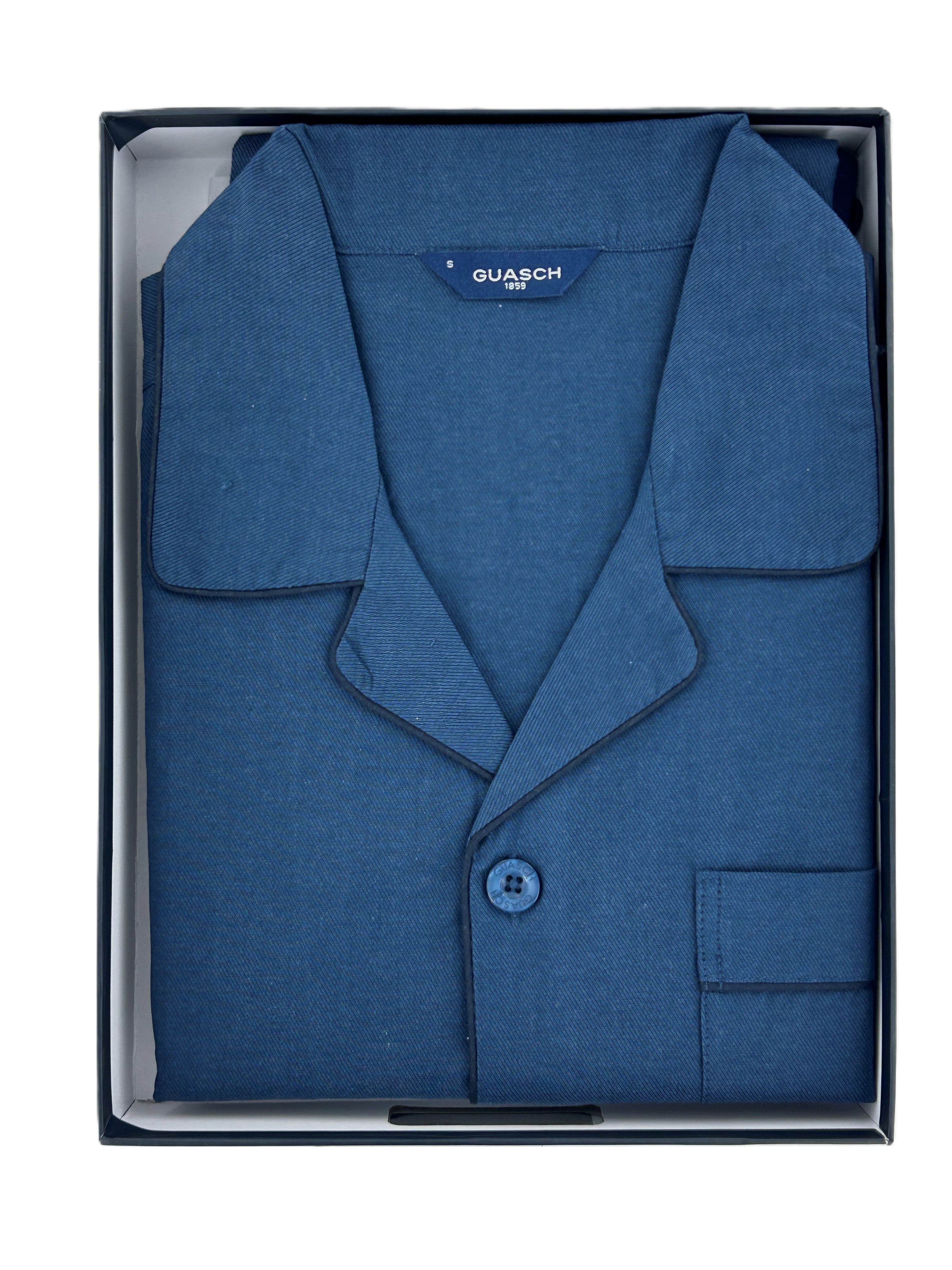 Navy Twill Pyjama Set