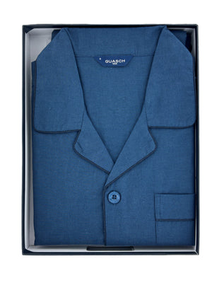 Navy Twill Pyjama Set