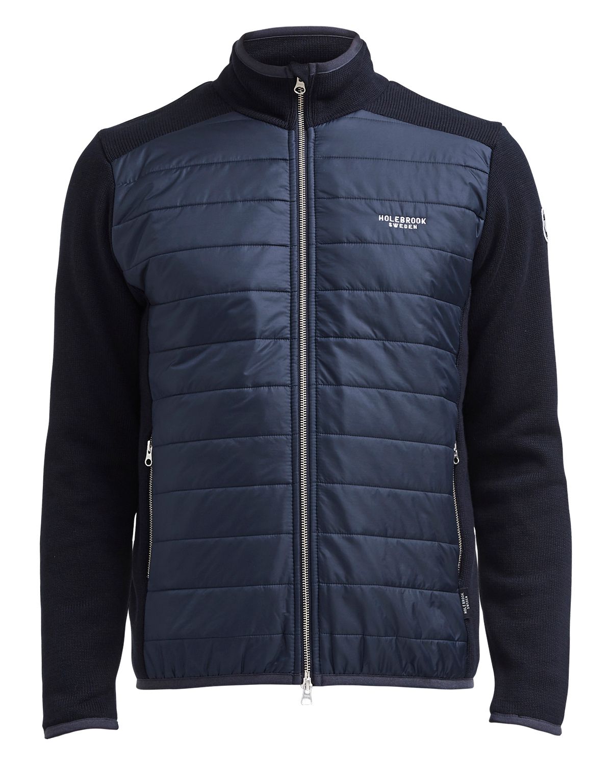 Holebrook Sweden Windproof Peder Zip Through Jacket Navy