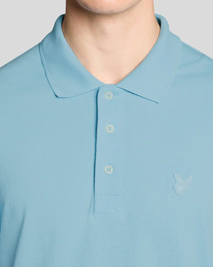 Blue Superfine Polo Shirt