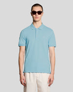 Load image into Gallery viewer, Blue Superfine Polo Shirt
