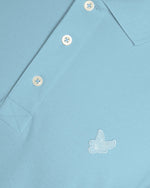 Load image into Gallery viewer, Blue Superfine Polo Shirt
