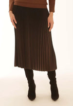 Load image into Gallery viewer, Brown Ombre Pleated Skirt
