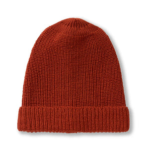 Orange Porter Ribbed Beanie