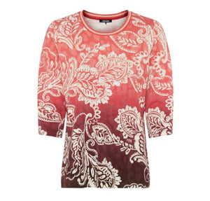 Red Hannah Printed Top