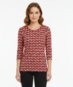 Load image into Gallery viewer, Red Edda Printed Top
