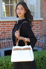 Load image into Gallery viewer, White Roxy Tote
