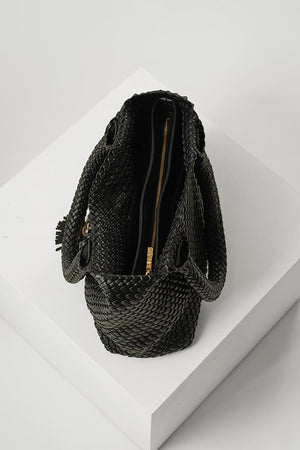 Black Saskia Tote Bag