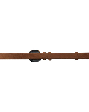 Cognac Suede Look Belt