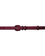 Load image into Gallery viewer, Wine Suede Look Belt
