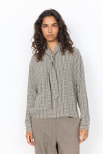 Load image into Gallery viewer, Brown Check Halia Blouse
