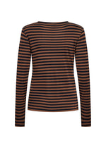 Load image into Gallery viewer, Navy Stripe Helle Top
