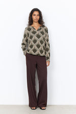 Load image into Gallery viewer, Forest Geometric Print Blouse
