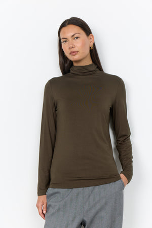 Forest Turtle Neck Top