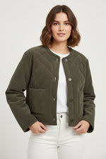 Load image into Gallery viewer, Forest Green Bindi Jacket
