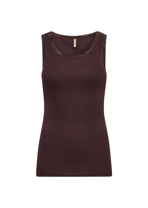 Chocolate Ryan Vest Top