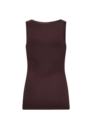 Chocolate Ryan Vest Top