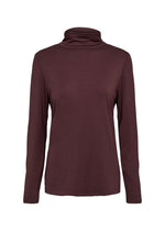 Load image into Gallery viewer, Chocolate Turtle Neck Top

