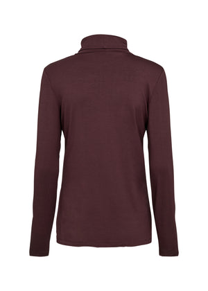 Chocolate Turtle Neck Top