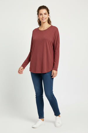 Rust Biara Blouse