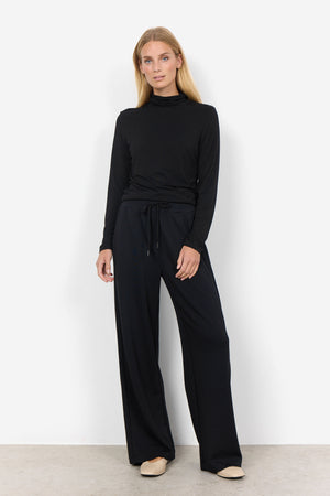 Black Turtle Neck Top