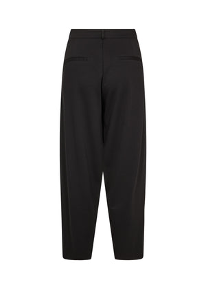 Black Textured Heika Trousers