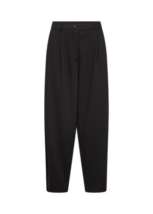 Black Textured Heika Trousers
