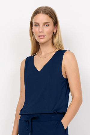 Navy Marica Top