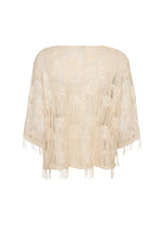 Load image into Gallery viewer, Cream Sequin Detail Jenda Blouse
