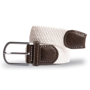 Cream Woven Belt