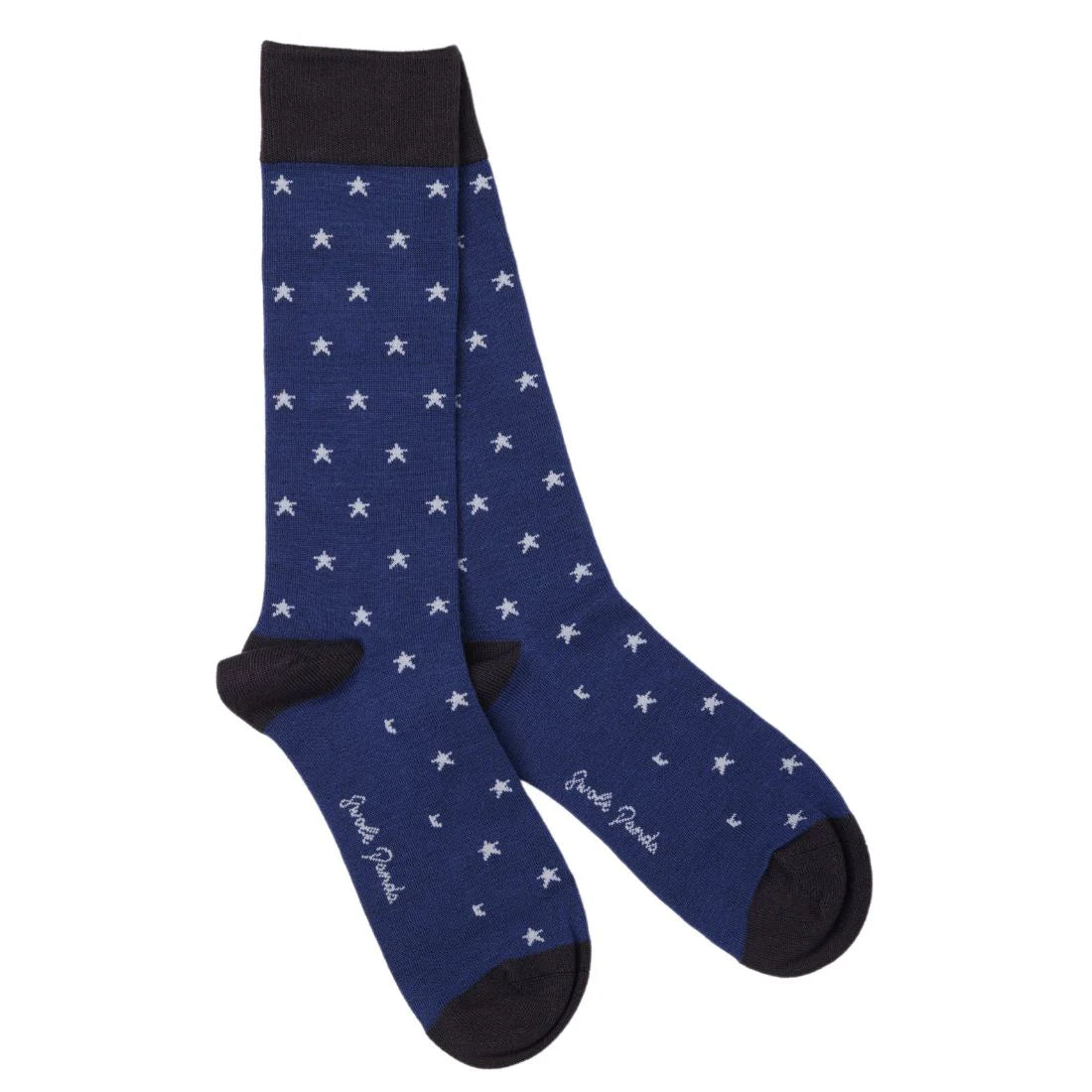 Swole Panda Bamboo Hanging Socks Stars