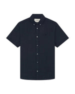 Load image into Gallery viewer, Navy Linen Short Sleeve Shirt
