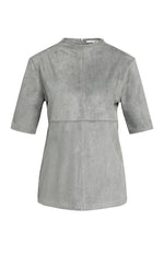 Load image into Gallery viewer, Grey Suedine Top
