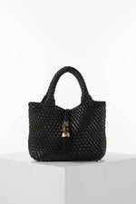 Load image into Gallery viewer, Black Suky Woven Crossbody
