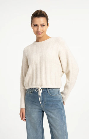 Off White Drawcord Sweater