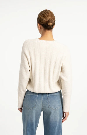 Off White Drawcord Sweater